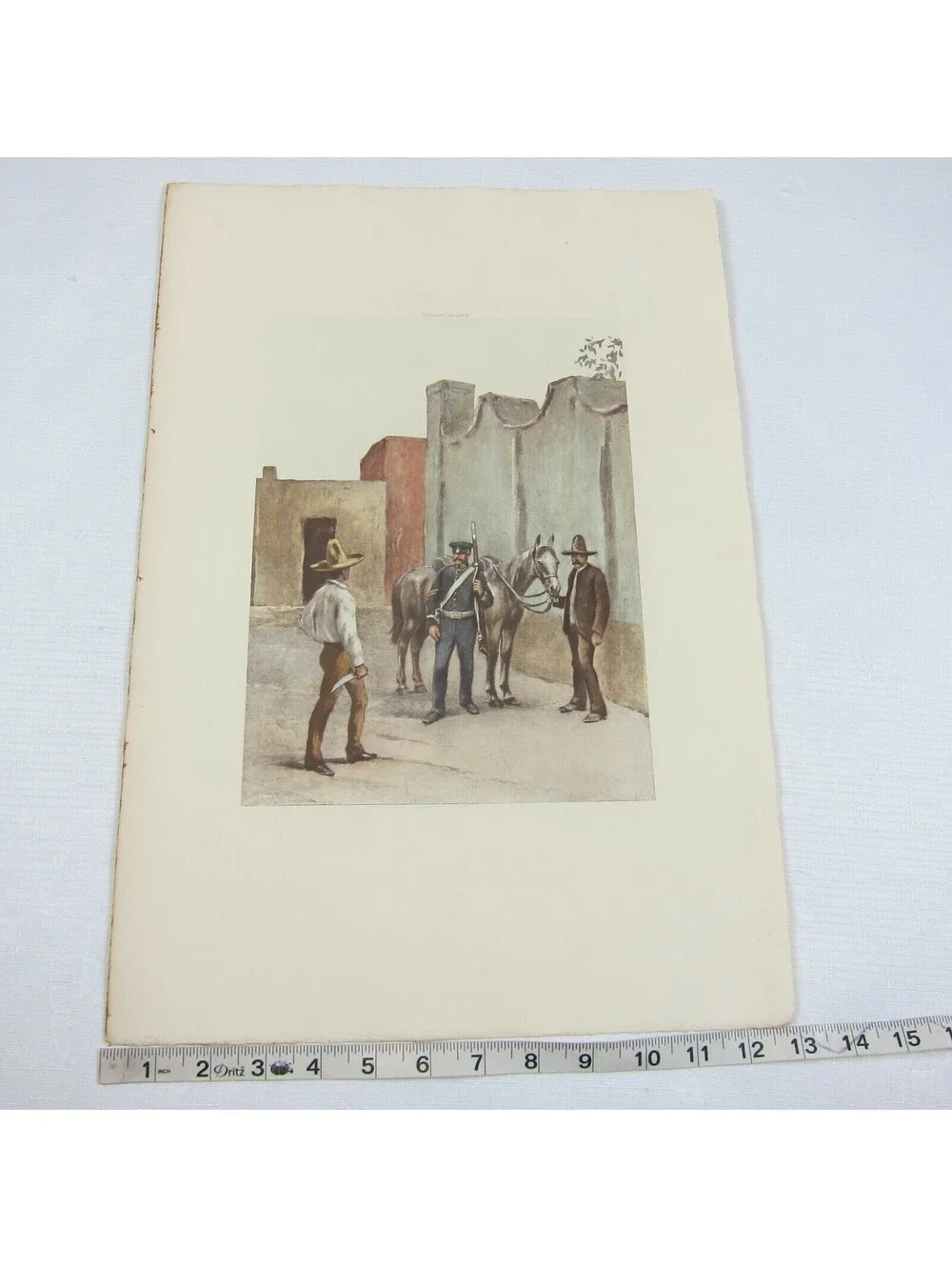 Antique 1892 Print 